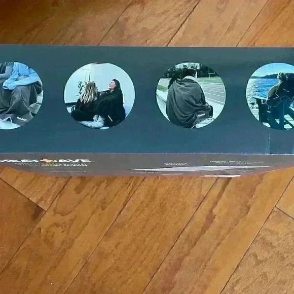 HEATWAVE Gray Portable Heated Throw Blanket with USB Charging   (Save $135.00) - Picture 11 of 11